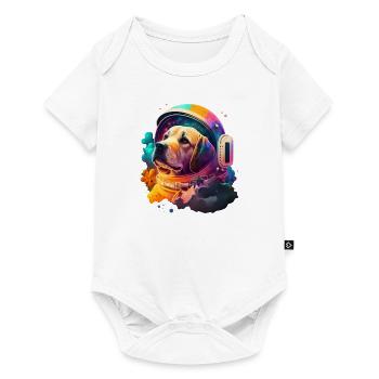 Dog Astronaut - Baby Premium short-sleeve bodysuit - white - Front