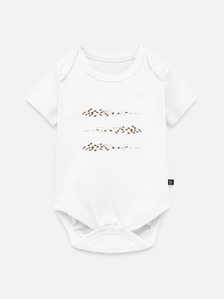 Swarm of bees - Baby Premium short-sleeve bodysuit - white