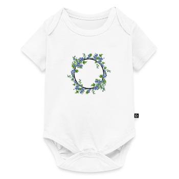 Bague fleur - Body à manches courtes Premium Bébé - blanc - Devant