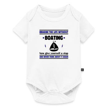 Imaginez la vie sans bateau : impossible ! - Body à manches courtes Premium Bébé - blanc - Devant