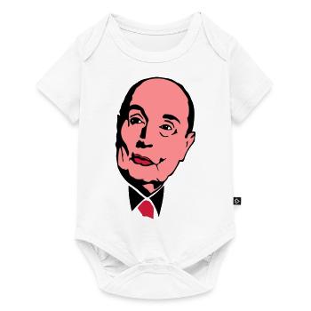 francois mitterrand president leader - Body à manches courtes Premium Bébé - blanc - Devant