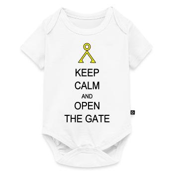 Open the Gate - Baby Premium short-sleeve bodysuit - white - Front