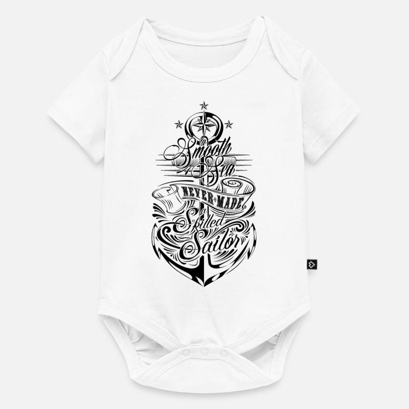 Anchor - Body à manches courtes Premium Bébé - blanc