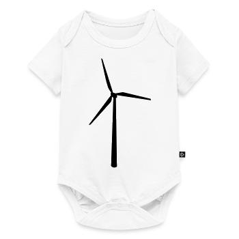 Grün Energie - Baby Premium Kurzarmbody - Weiß - Vorne