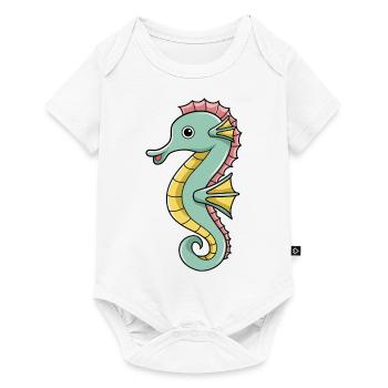 Seahorse - Baby Premium short-sleeve bodysuit - white - Front
