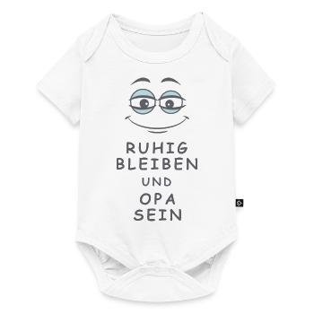 Opa sein - Baby Premium Kurzarmbody - Weiß - Vorne