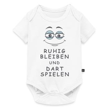 Dart spielen - Baby Premium Kurzarmbody - Weiß - Vorne