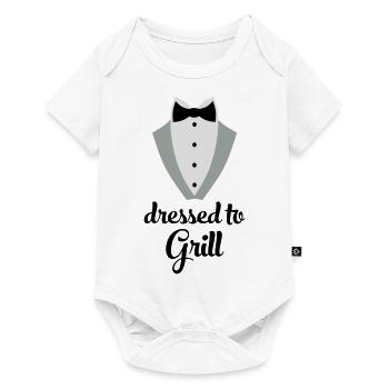 Funny cooking apron for men - Baby Premium short-sleeve bodysuit - white - Front