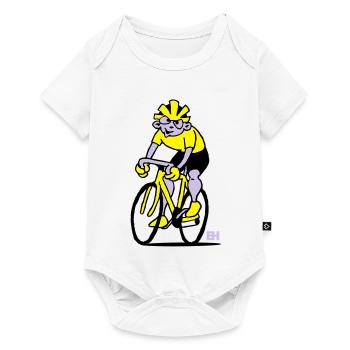 Cyclist - Cycling - Baby Premium short-sleeve bodysuit - white - Front