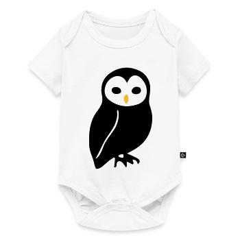 Owl - Baby Premium short-sleeve bodysuit - white - Front