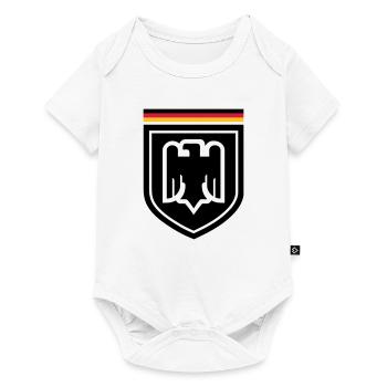 Germany Eagle Badge 01 - Baby Premium short-sleeve bodysuit - white - Front