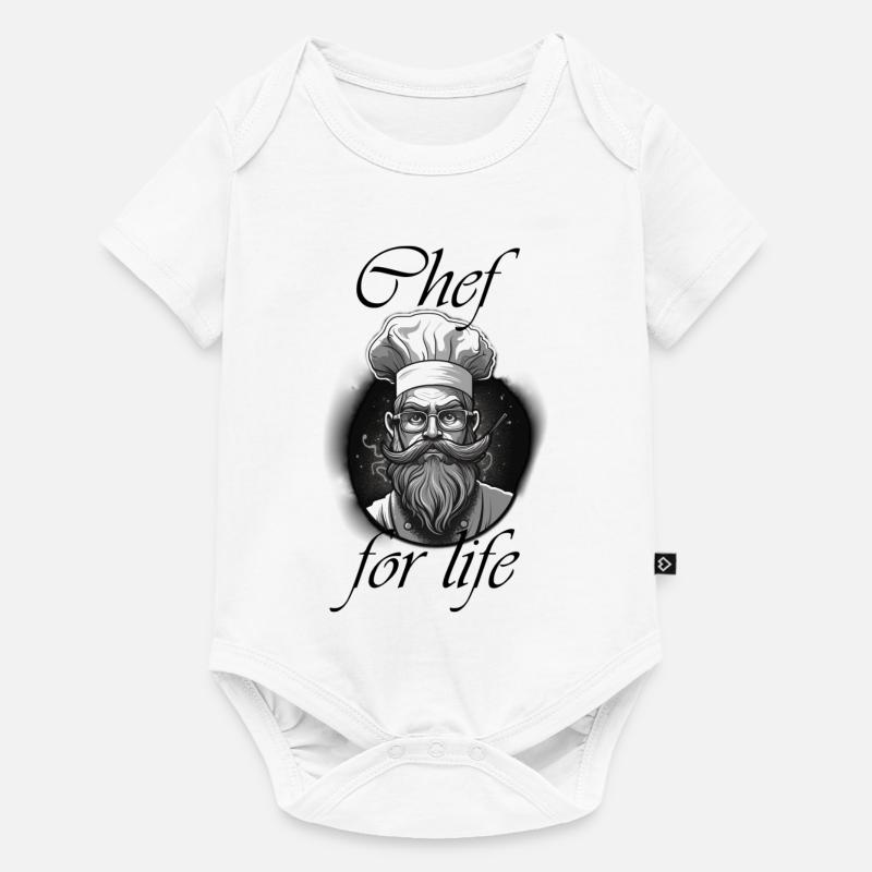 Chef à vie - Body à manches courtes Premium Bébé - blanc