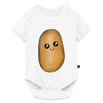 Kawai potato potatoes - Baby Premium short-sleeve bodysuit - white - Front