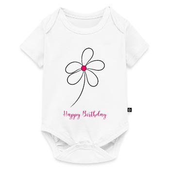 HAPPY BIRTHDAY. HAPPY BIRTHDAY. ANNIVERSARY. - Baby Premium short-sleeve bodysuit - white - Front
