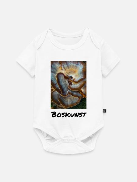 Natürliches Schimmelkunstdesign - Baby Premium Kurzarmbody - Weiß