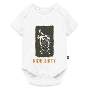 Ride Dirty - Adventure Mode - Baby Premium short-sleeve bodysuit - white - Front