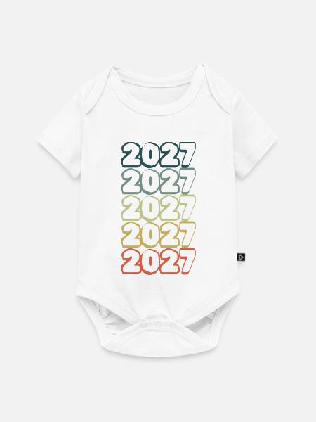 2027 - Baby Premium Kurzarmbody - Weiß