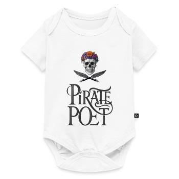 PIRATE POET - let's talk - Body à manches courtes Premium Bébé - blanc - Devant