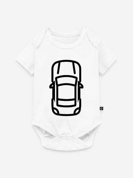 Auto - Baby Premium Kurzarmbody - Weiß