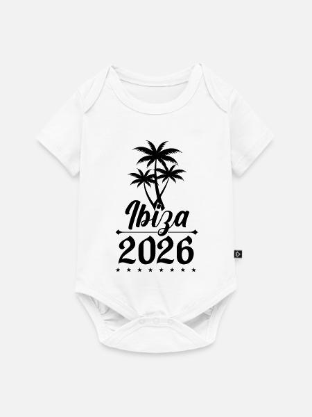 Ibiza 2026 - Baby Premium Kurzarmbody - Weiß