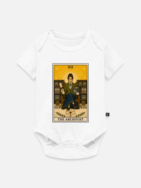 Archivar | Archiv Beruf Tarot - Baby Premium Kurzarmbody - Weiß