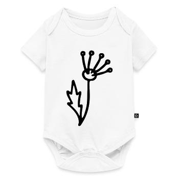 Blume 2 - Baby Premium Kurzarmbody - Weiß - Vorne