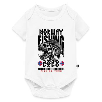 Norway Fishing 2028 - Baby Premium short-sleeve bodysuit - white - Front