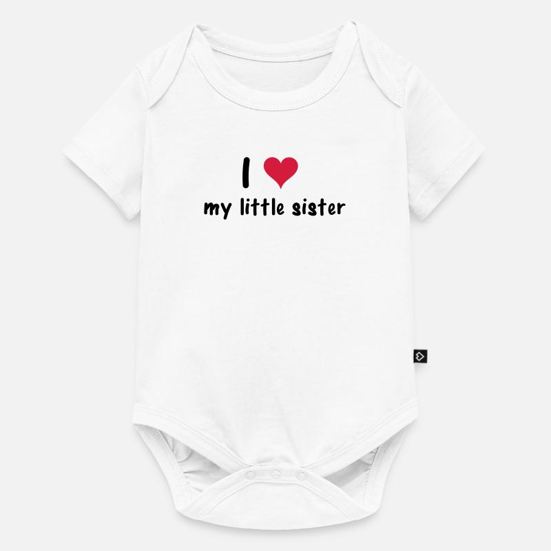 Sister - Body à manches courtes Premium Bébé - blanc