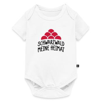 Schwarzwald meine Heimat - Baby Premium Kurzarmbody - Weiß - Vorne