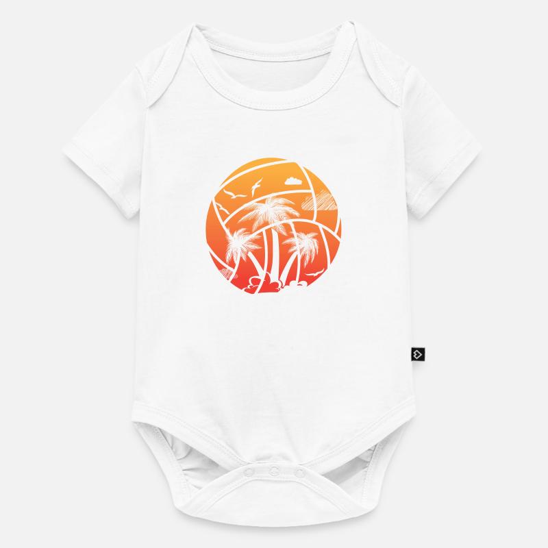 Maillot de beach volley - Body à manches courtes Premium Bébé - blanc