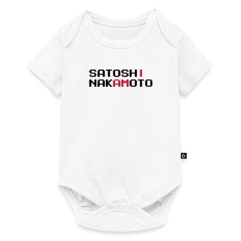 JE SUIS SATOSHI NAKAMOTO - Body à manches courtes Premium Bébé - blanc - Devant