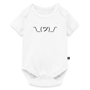 Quel que soit émoticônes japonais - Body à manches courtes Premium Bébé - blanc - Devant