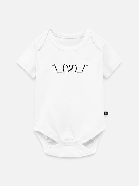 Was auch immer der japanischen Emoticon - Baby Premium Kurzarmbody - Weiß