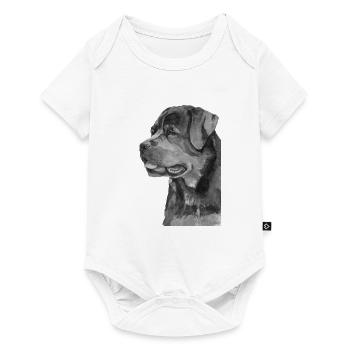 Rottweiler s/h - Baby Premium short-sleeve bodysuit - white - Front