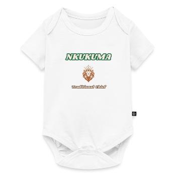 Nkukuma - König - Chief - Baby Premium Kurzarmbody - Weiß - Vorne