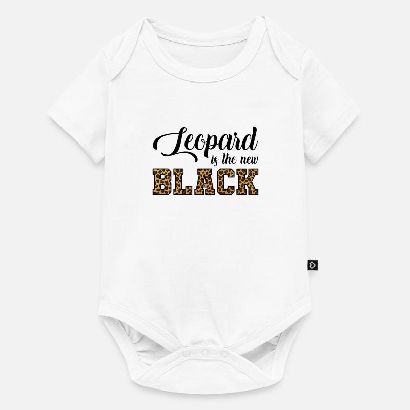 Leopard ist der neue Leopard - Baby Premium Kurzarmbody - Weiß