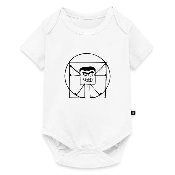 Cube-O-nardo - Baby Premium Kurzarmbody - Weiß - Vorne