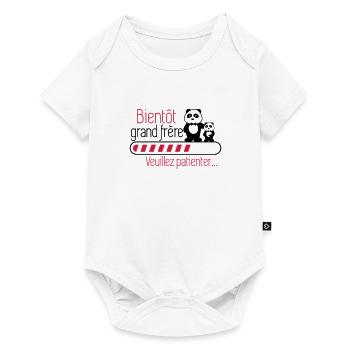 Bientôt grand frère - Body à manches courtes Premium Bébé - blanc - Devant