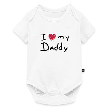i love my daddy - Baby Premium short-sleeve bodysuit - white - Front