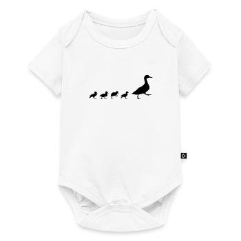 Duck and 4 chicks (super cheap!) - Body à manches courtes Premium Bébé - blanc - Devant