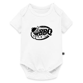bbq - Baby Premium Kurzarmbody - Weiß - Vorne