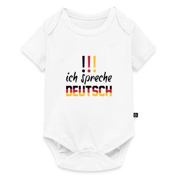 ich_spreche_deutsch - Baby Premium short-sleeve bodysuit - white - Front