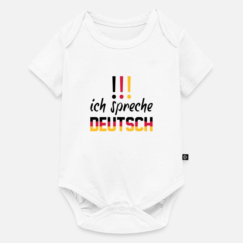 ich_spreche_deutsch - Body à manches courtes Premium Bébé - blanc