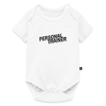 personal trainer - Baby Premium Kurzarmbody - Weiß - Vorne