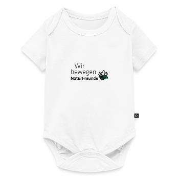 Wir bewegen Naturfreunde - Baby Premium Kurzarmbody - Weiß - Vorne