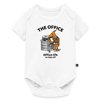 Office life, no days off - The office - Baby Premium Kurzarmbody - Weiß - Vorne