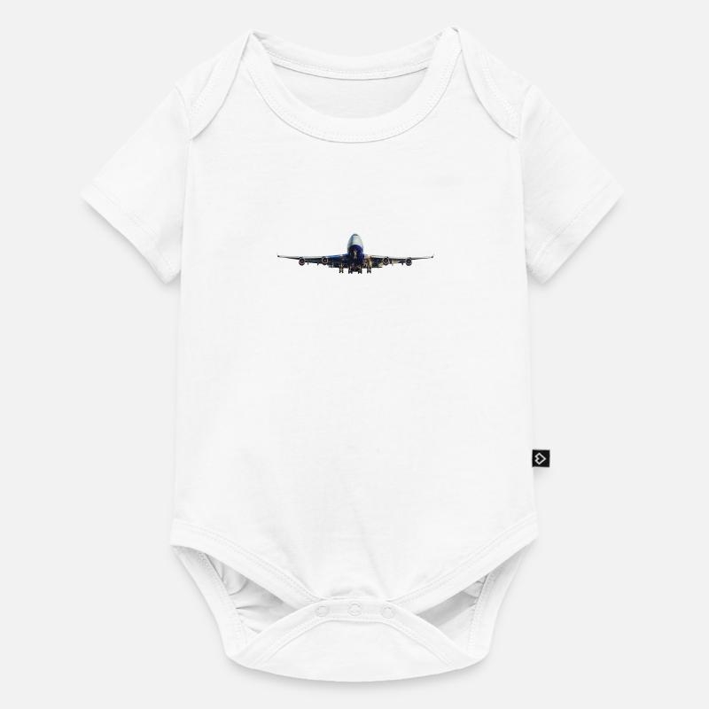 avion - Body à manches courtes Premium Bébé - blanc