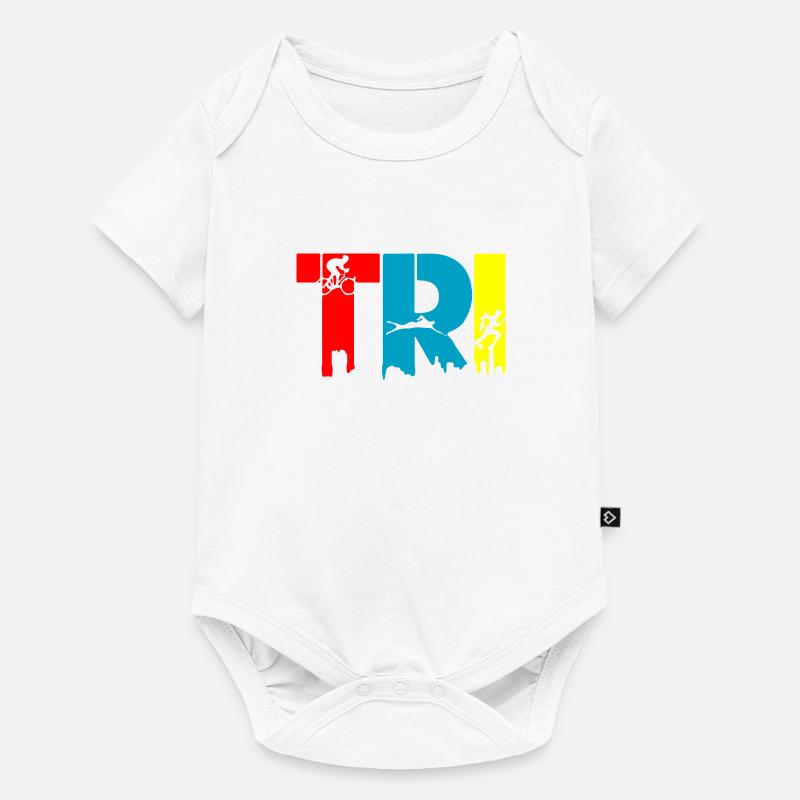 Triathlon - Body à manches courtes Premium Bébé - blanc