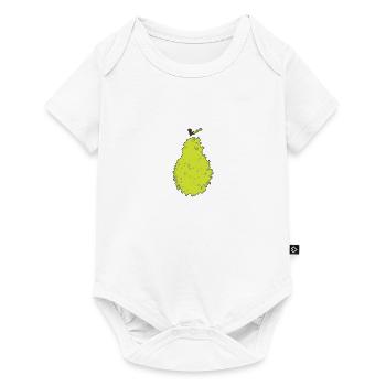 Logo poire sans police - Body à manches courtes Premium Bébé - blanc - Devant