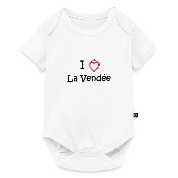ich liebe die Vendee - Baby Premium Kurzarmbody - Weiß - Vorne